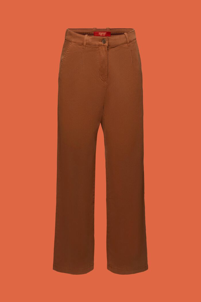High-Rise Wide-Fit Chino, BARK, detail image number 6