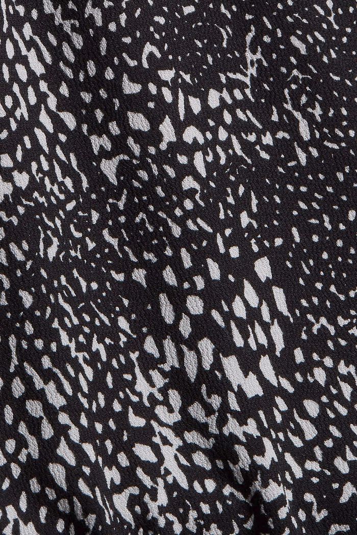 Crêpe blouse made of LENZING™ ECOVERO™, BLACK, detail image number 4