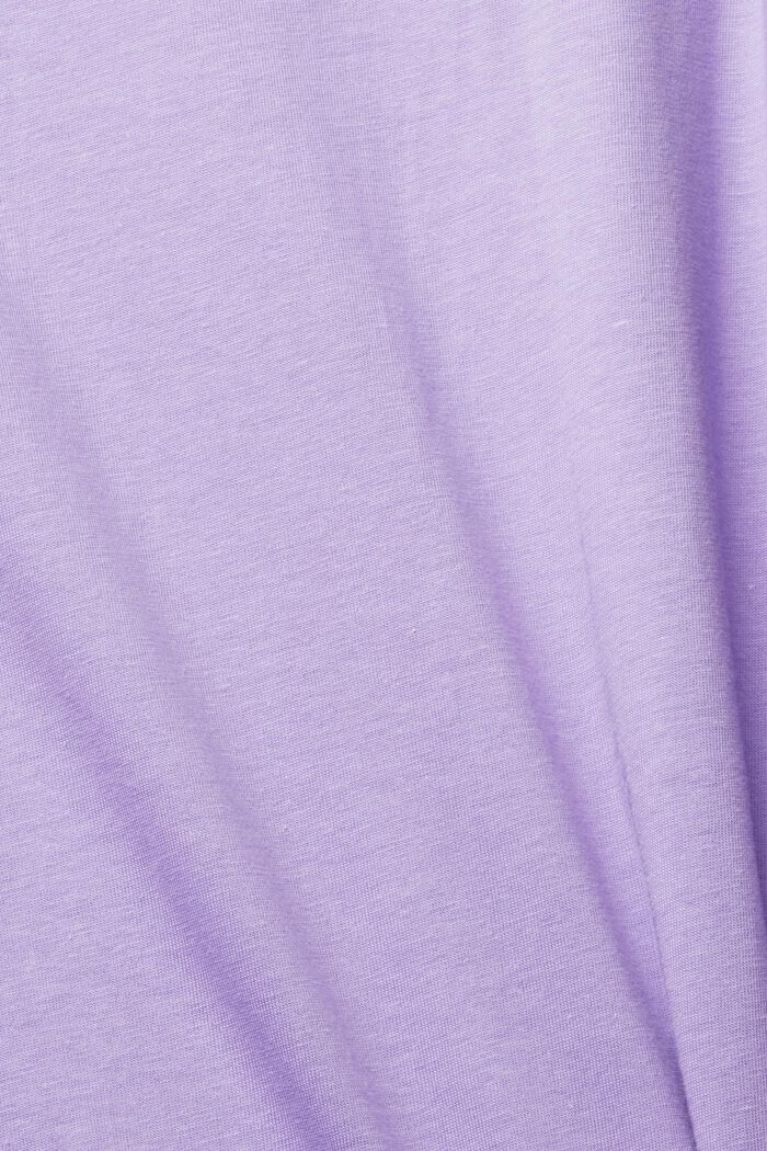 T-shirt with a shoulder cut-out, LILAC, detail image number 4
