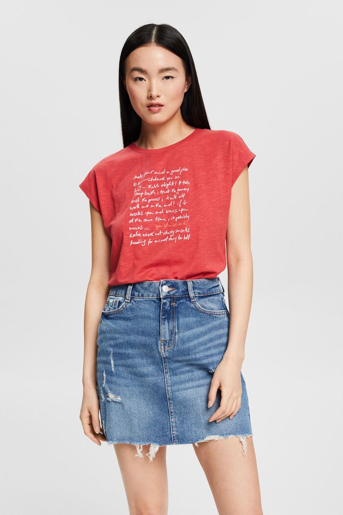 Print t-shirt with organic cotton