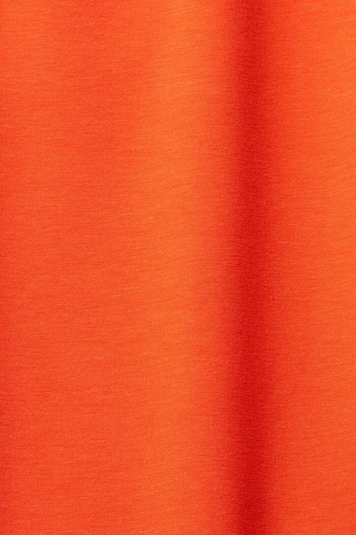 Jogger style trousers, LENZING™ ECOVERO™, RED ORANGE, detail image number 1