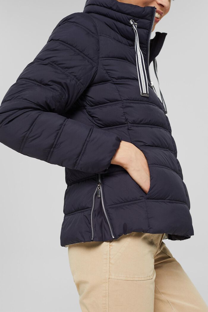 Recycled: Quilted jacket with 3M™ Thinsulate™, NAVY, detail image number 5