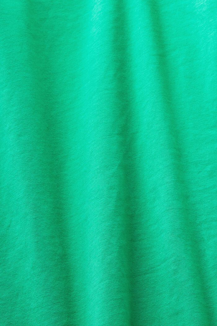 Cotton Jersey Tank Top, GREEN, detail image number 4