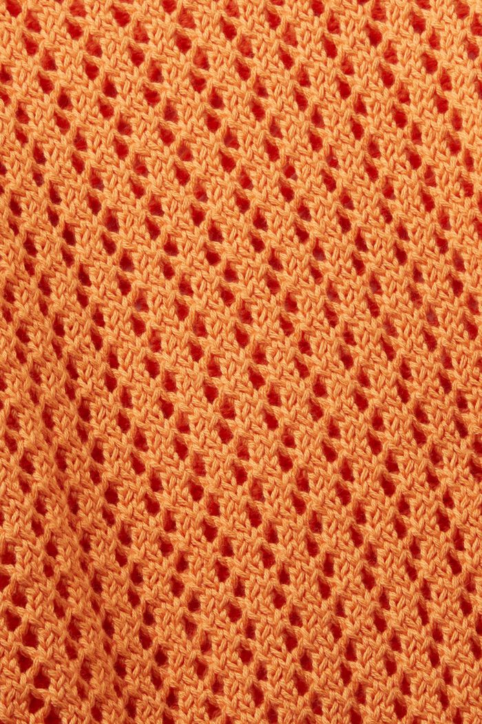 Organic cotton structured jumper, GOLDEN ORANGE, detail image number 5