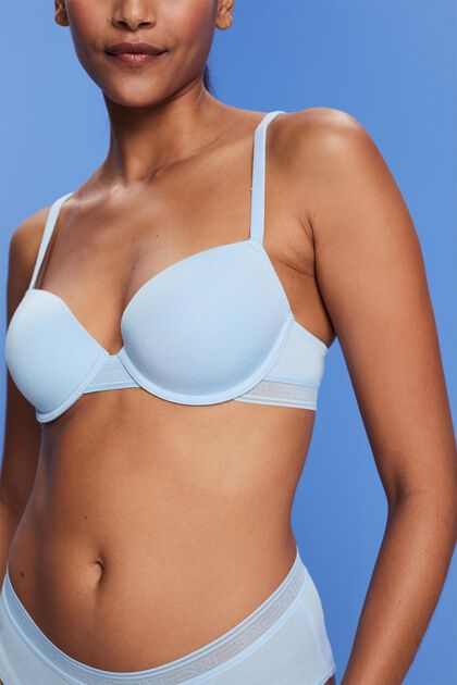 Recycled: padded underwire bra