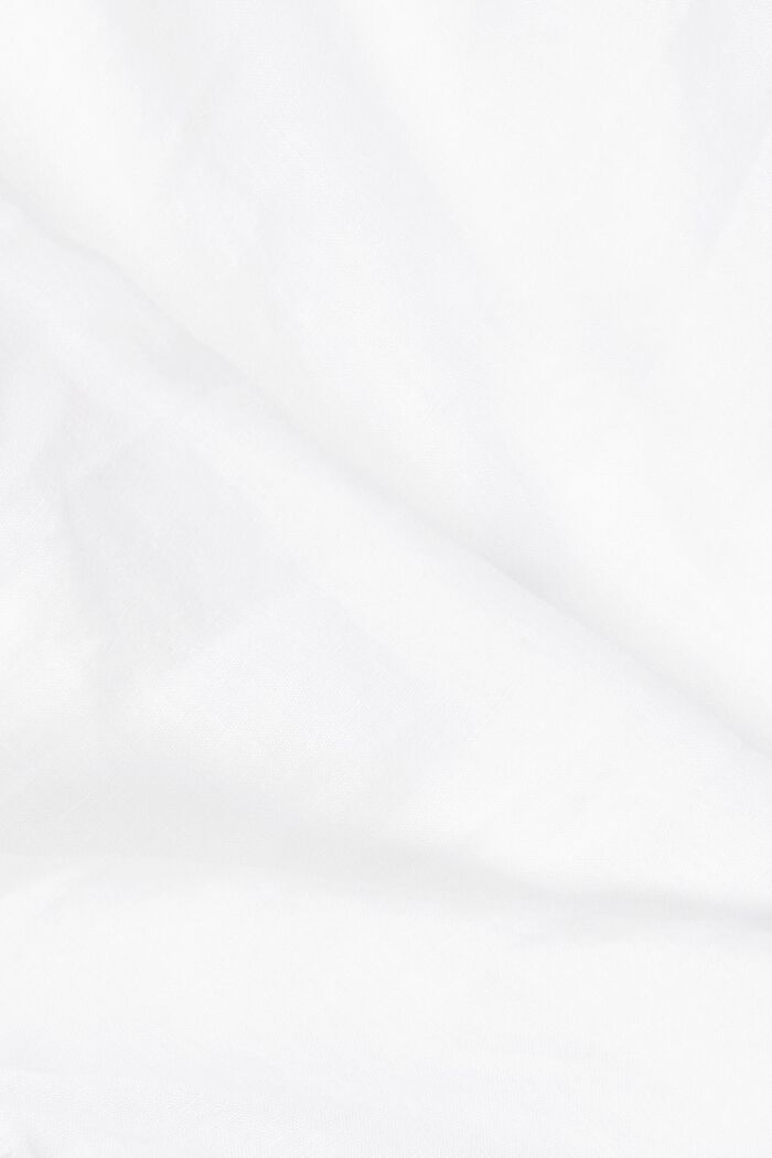 Linen Blouse, WHITE, detail image number 5