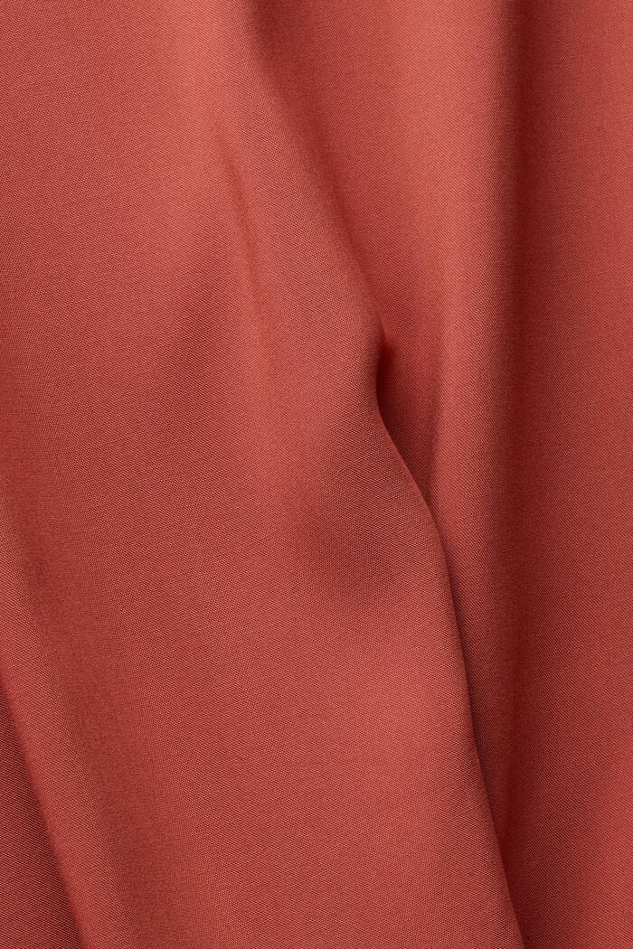 Blouse made of LENZING™ ECOVERO™, TERRACOTTA, detail image number 4