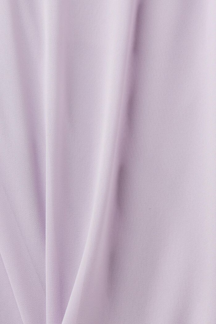 Chiffon blouse with ruffles, LAVENDER, detail image number 4