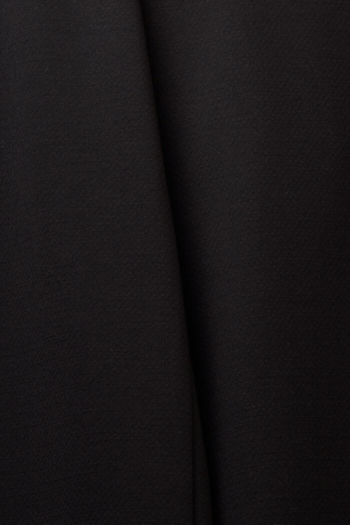 Mid-rise wide leg trousers, BLACK, detail image number 5