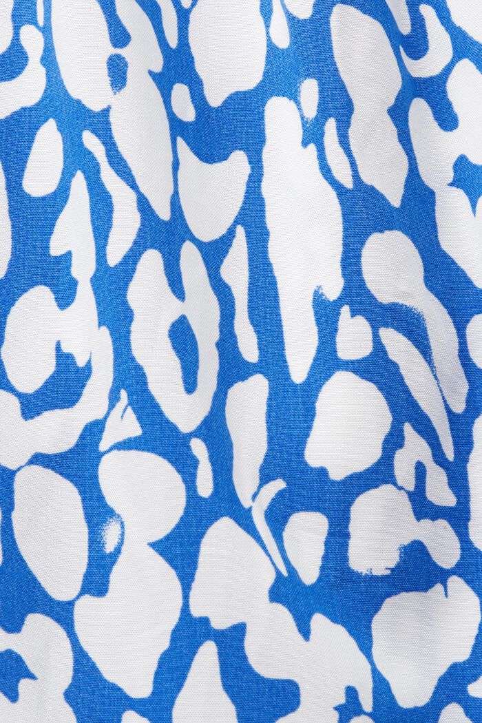 Patterned pull-on shorts, LENZING™ ECOVERO™, BRIGHT BLUE, detail image number 8