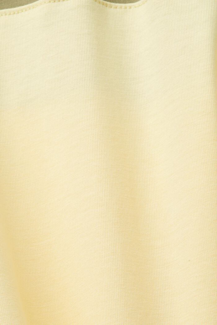Colorblock t-shirt, 100% cotton, LIGHT KHAKI, detail image number 4