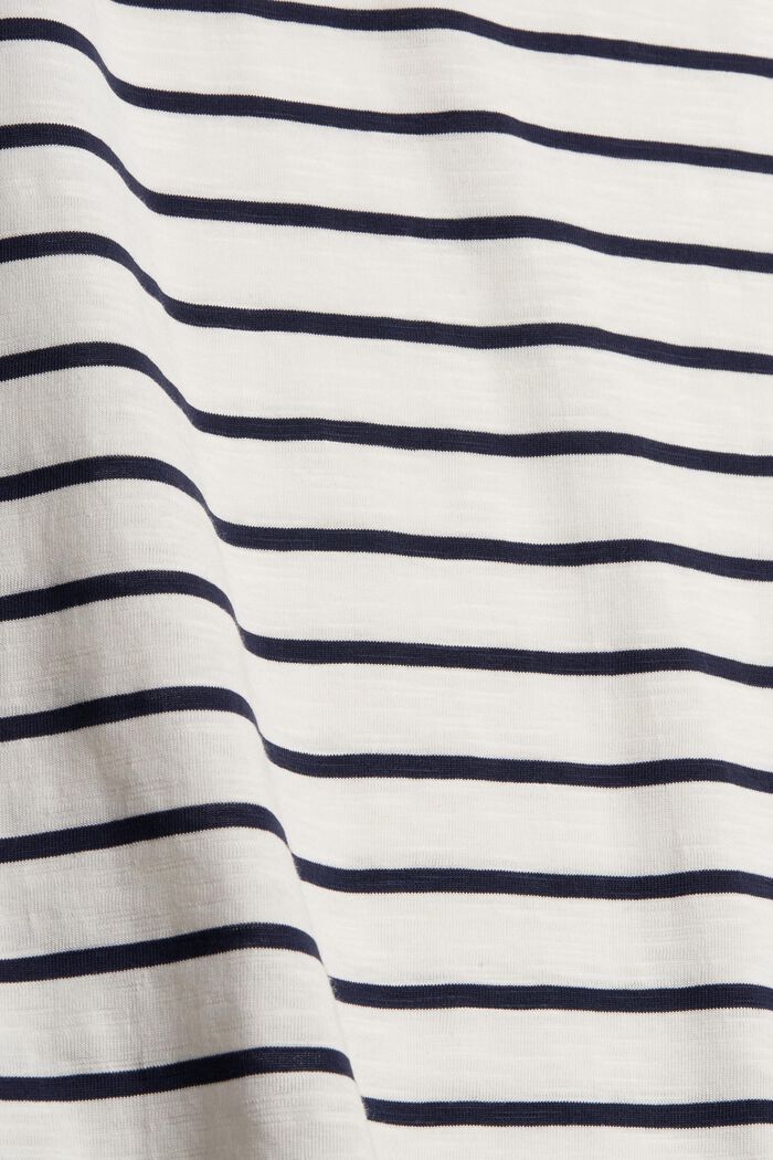 Striped T-shirt in 100% organic cotton, OFF WHITE, detail image number 4