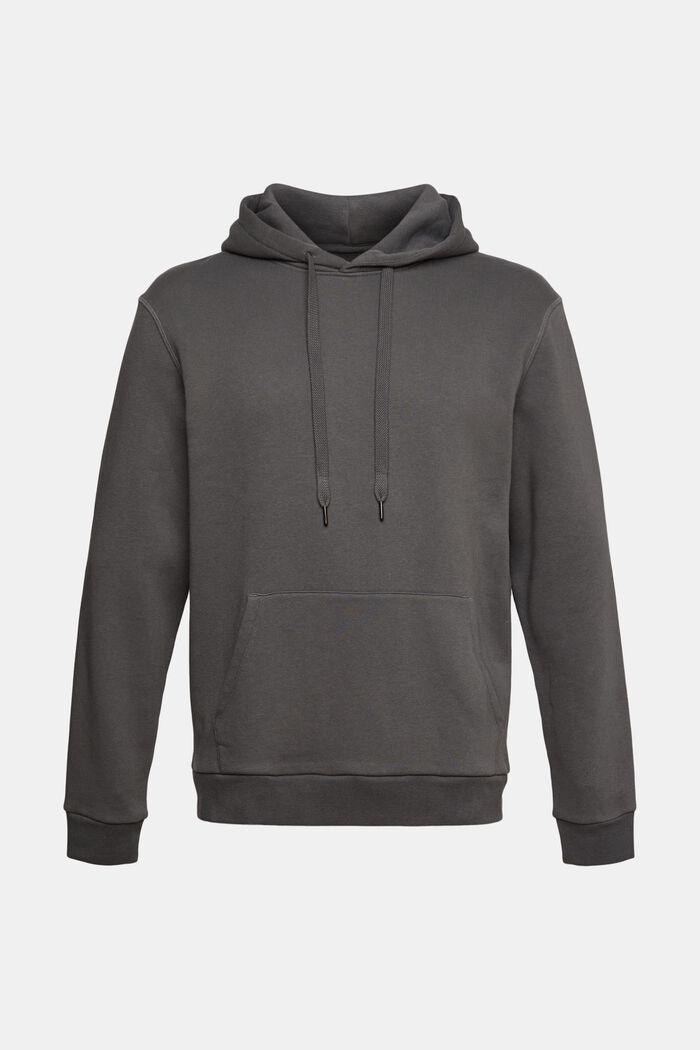Sweatshirt hoodie, BLACK, detail image number 2