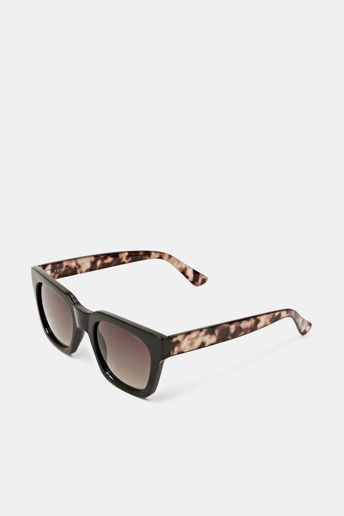 Gradient Square Framed Sunglasses, BLACK, detail image number 2