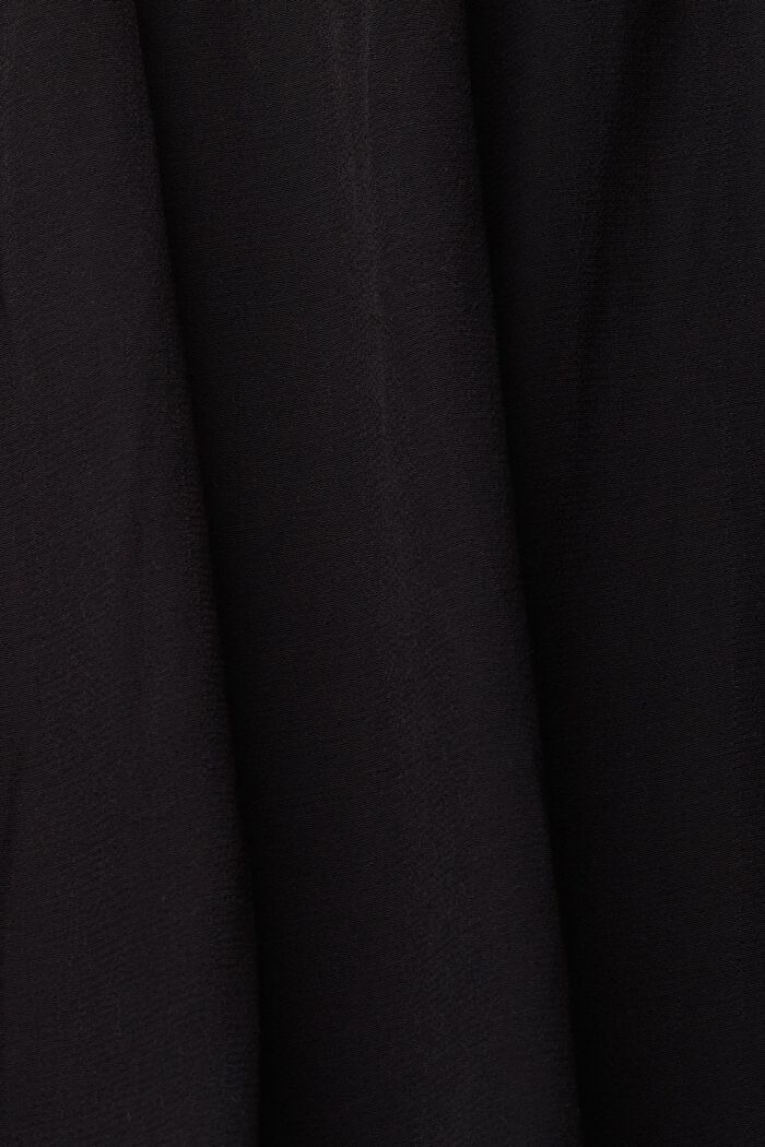 Mini dress with a button placket, BLACK, detail image number 4