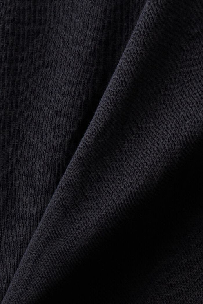 Logo Cotton Jersey T-Shirt, BLACK, detail image number 4