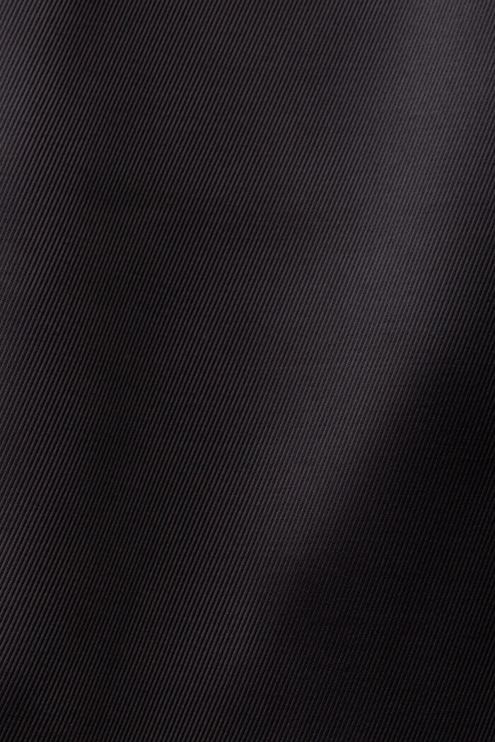 Satin Belted Maxi Skirt, BLACK, detail image number 6