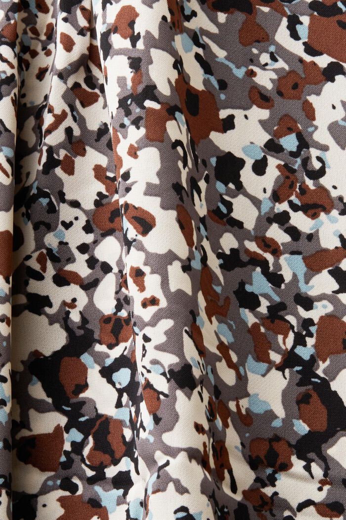 Recycled: patterned blouse, BROWN, detail image number 7