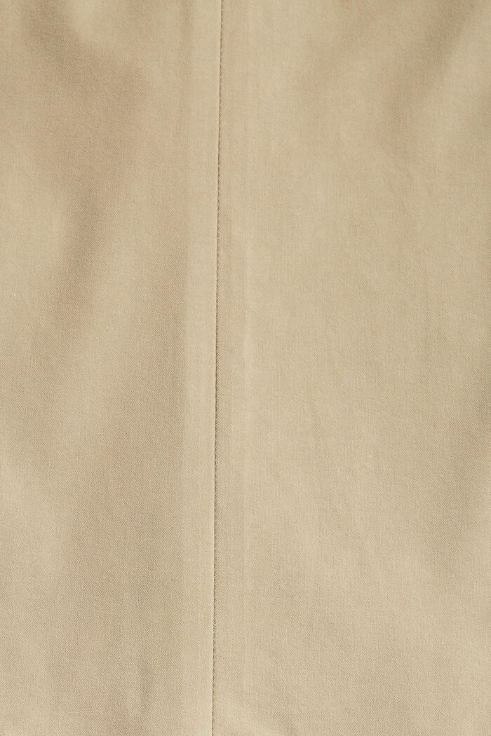 Cropped trousers, LIGHT KHAKI, detail image number 4