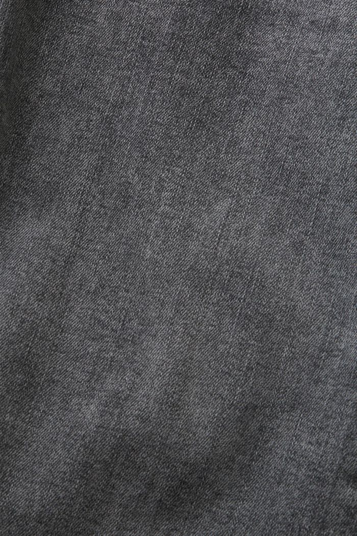 Straight leg stretch jeans, GREY MEDIUM WASHED, detail image number 6