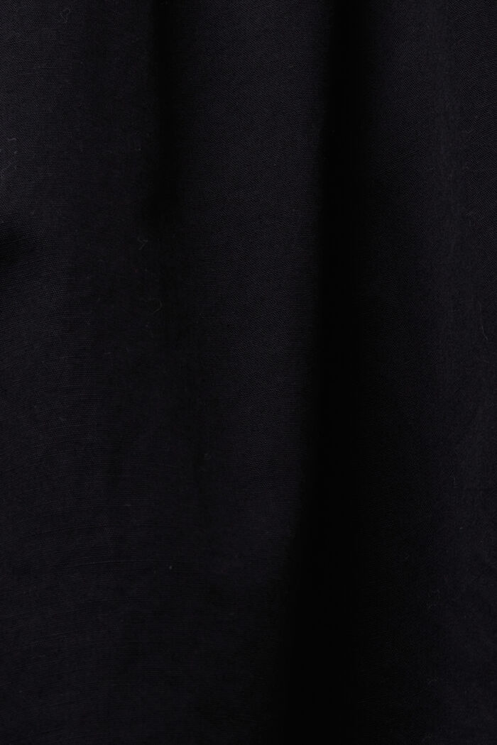 Fabric mix mini dress, BLACK, detail image number 5