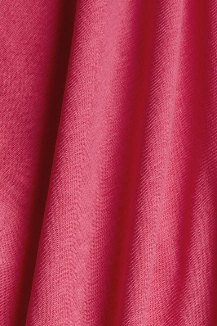 Long sleeve top with TENCEL™, PINK FUCHSIA, detail image number 4