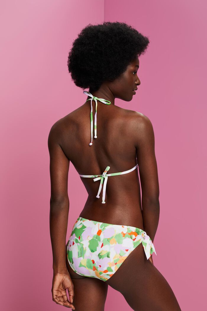 Recycled: padded triangle bikini top, GREEN, detail image number 2