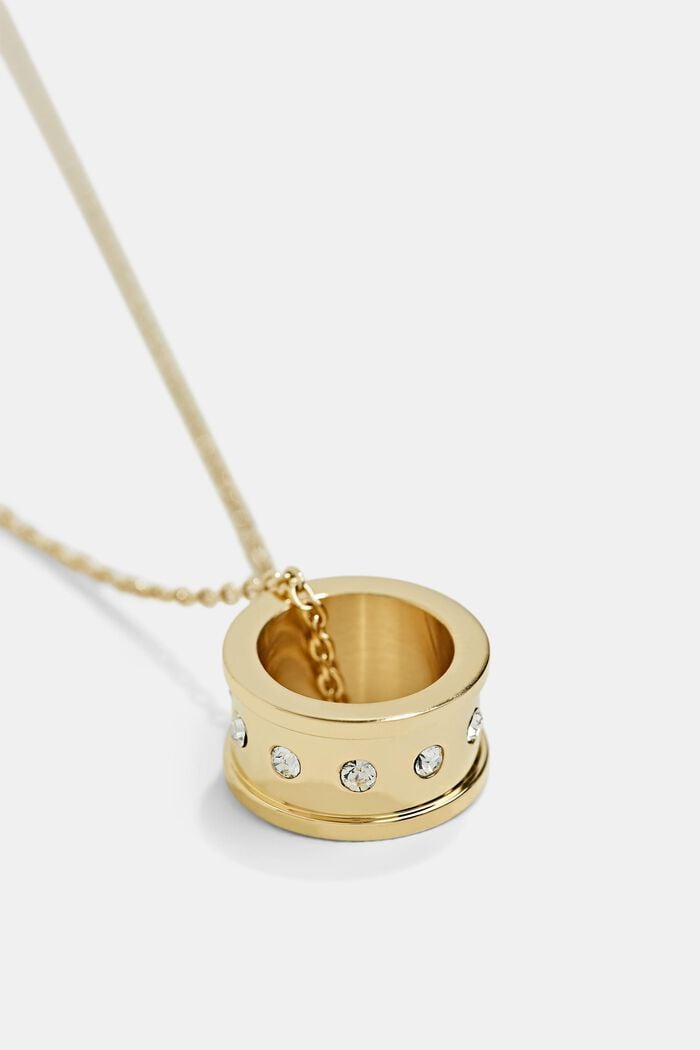 Necklaces steel, GOLD, detail image number 1