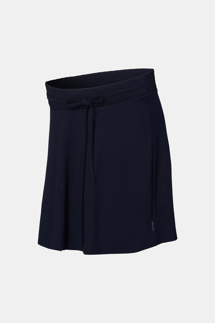 Jersey skirt made of LENZING™ ECOVERO™, NIGHT SKY BLUE, overview