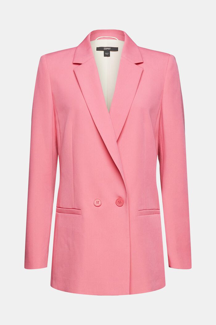Double-breasted blazer, PINK FUCHSIA, detail image number 5