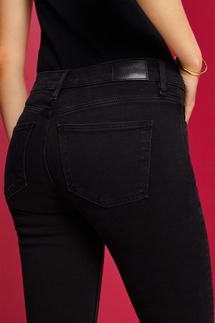 Stretch jeans, cotton blend, BLACK DARK WASHED, detail image number 2