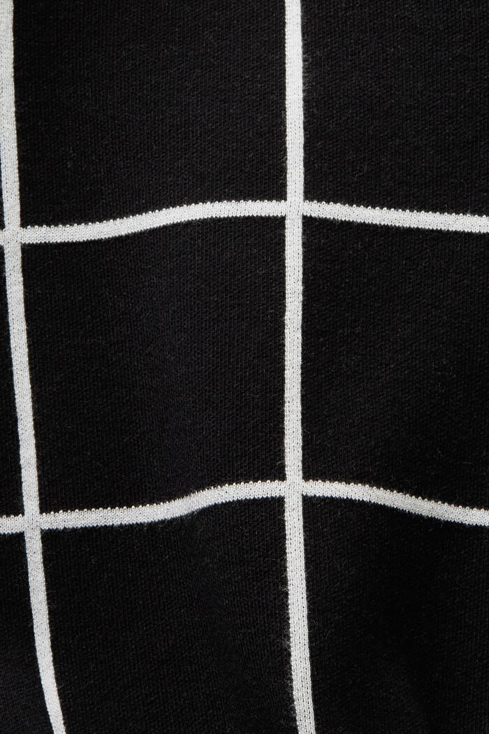 Jacquard-Knit Mini Skirt, BLACK, detail image number 6