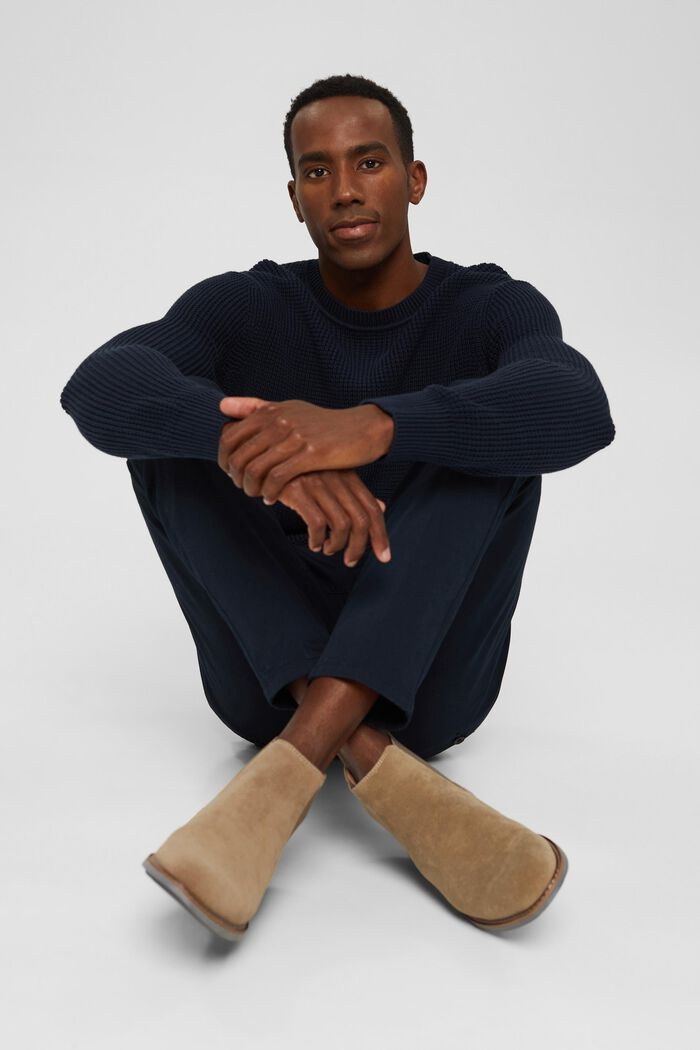 Chelsea boots in imitation suede
