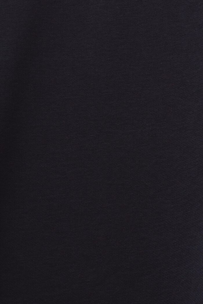 Fleece Crewneck Sweatshirt, BLACK, detail image number 5