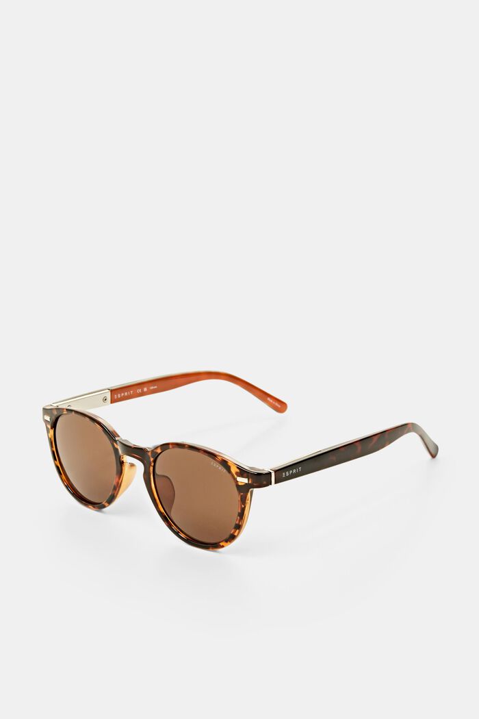 Unisex Round Sunglasses, HAVANNA, detail image number 0