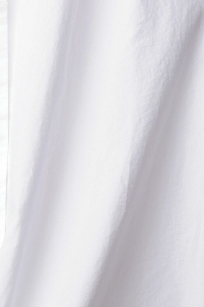 Shirt blouse, organic cotton, WHITE, detail image number 5
