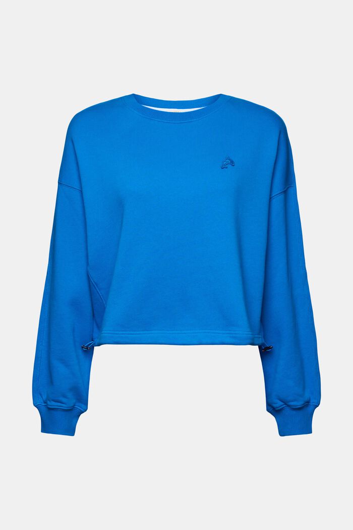 Color Dolphin Cropped Sweatshirt, BLUE, detail image number 6