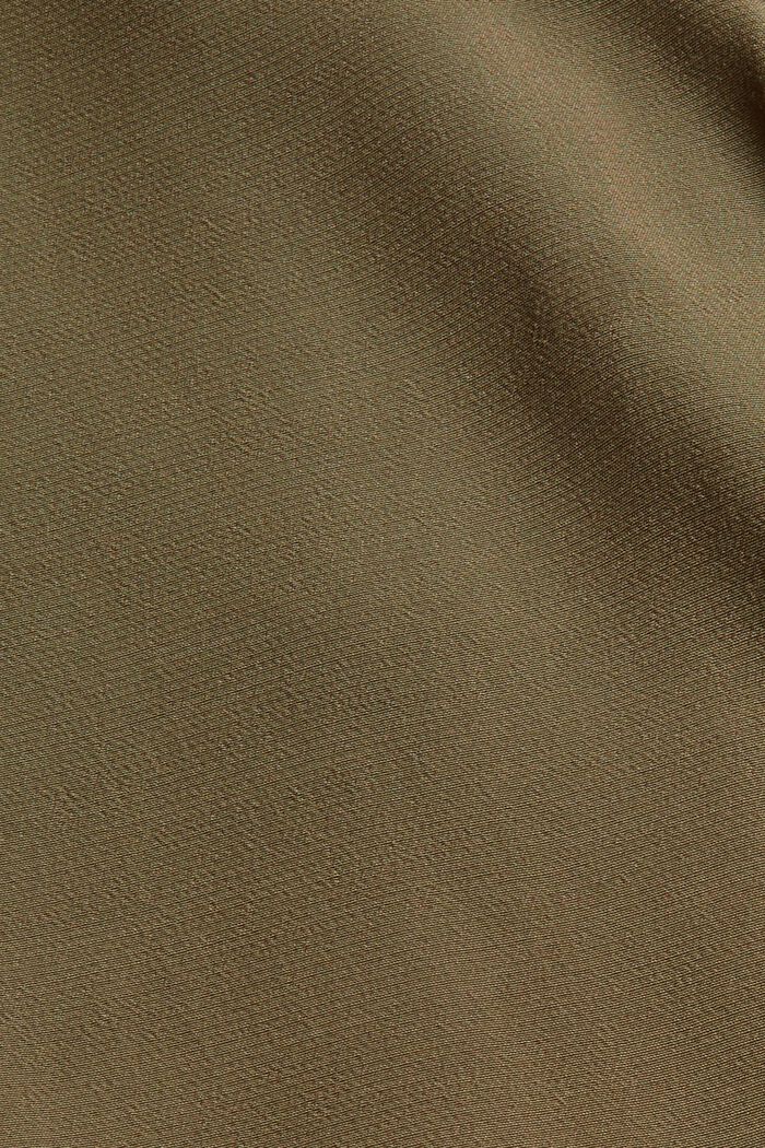 Jumpsuit with a belt and LENZING™ ECOVERO™, DARK KHAKI, detail image number 4
