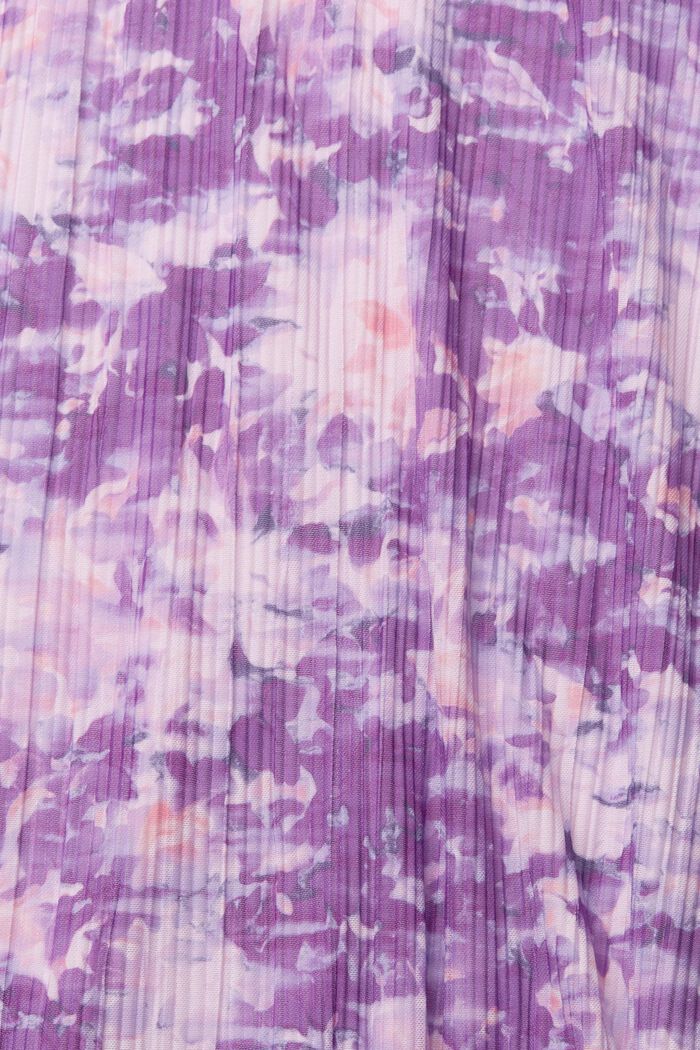Top in patterned mesh, PURPLE, detail image number 5