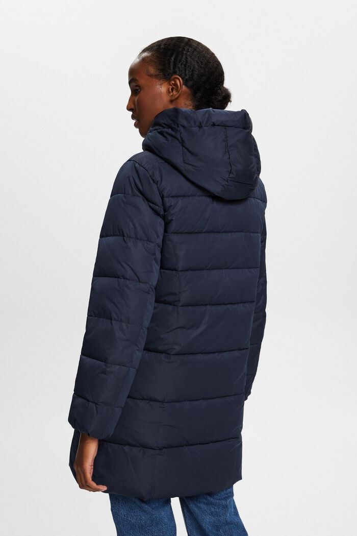 Hooded Puffer Coat, NAVY, detail image number 3