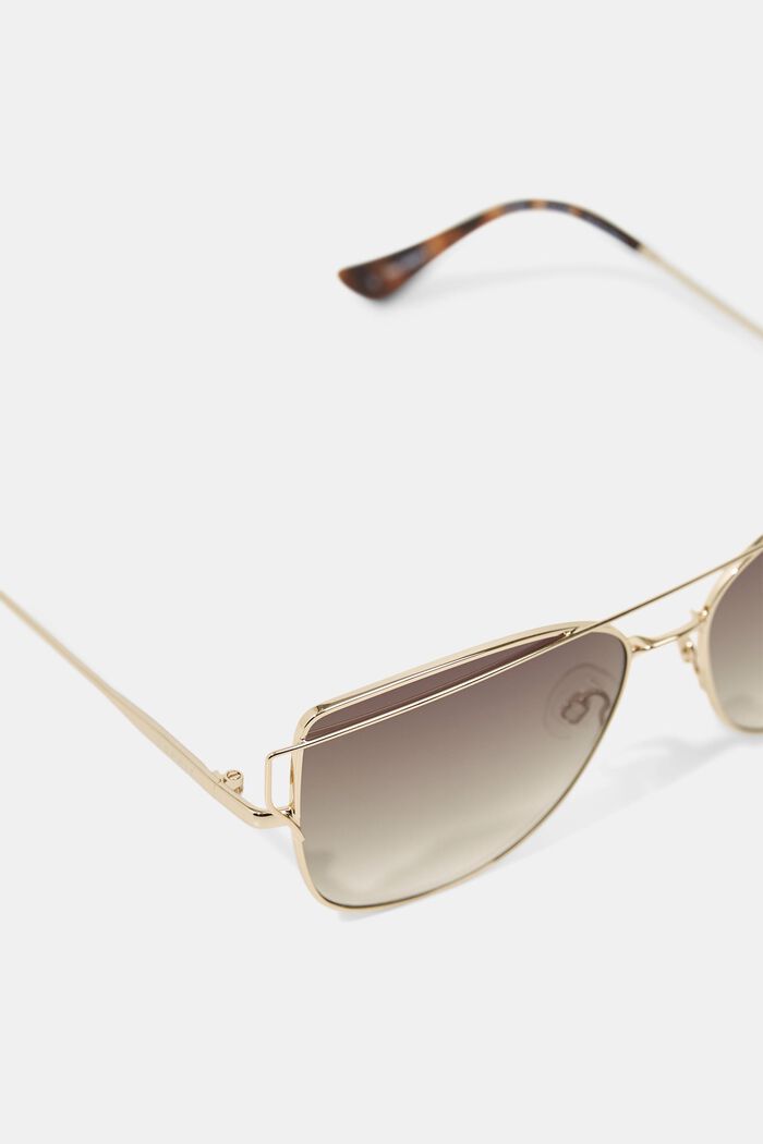 Sunglasses with metal frames, GOLD, detail image number 1