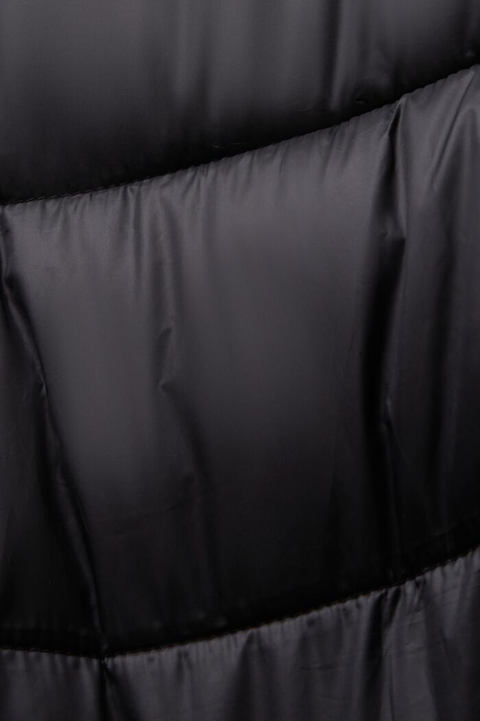 Hooded Puffer Jacket, BLACK, detail image number 6