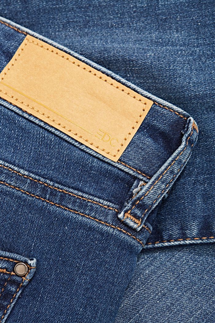 Jeans made of blended organic cotton, BLUE DARK WASHED, detail image number 3