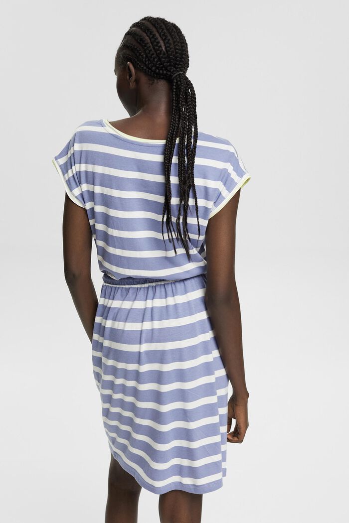 Containing TENCEL™: striped jersey dress, LIGHT BLUE LAVENDER, detail image number 2