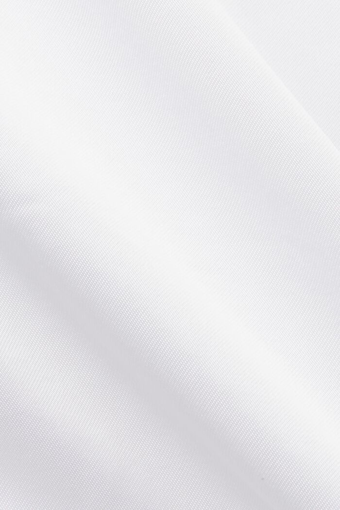 Mixed material t-shirt, LENZING™ ECOVERO™, WHITE, detail image number 6