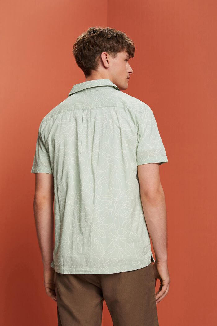 Patterned short sleeve shirt, PASTEL GREEN, detail image number 2