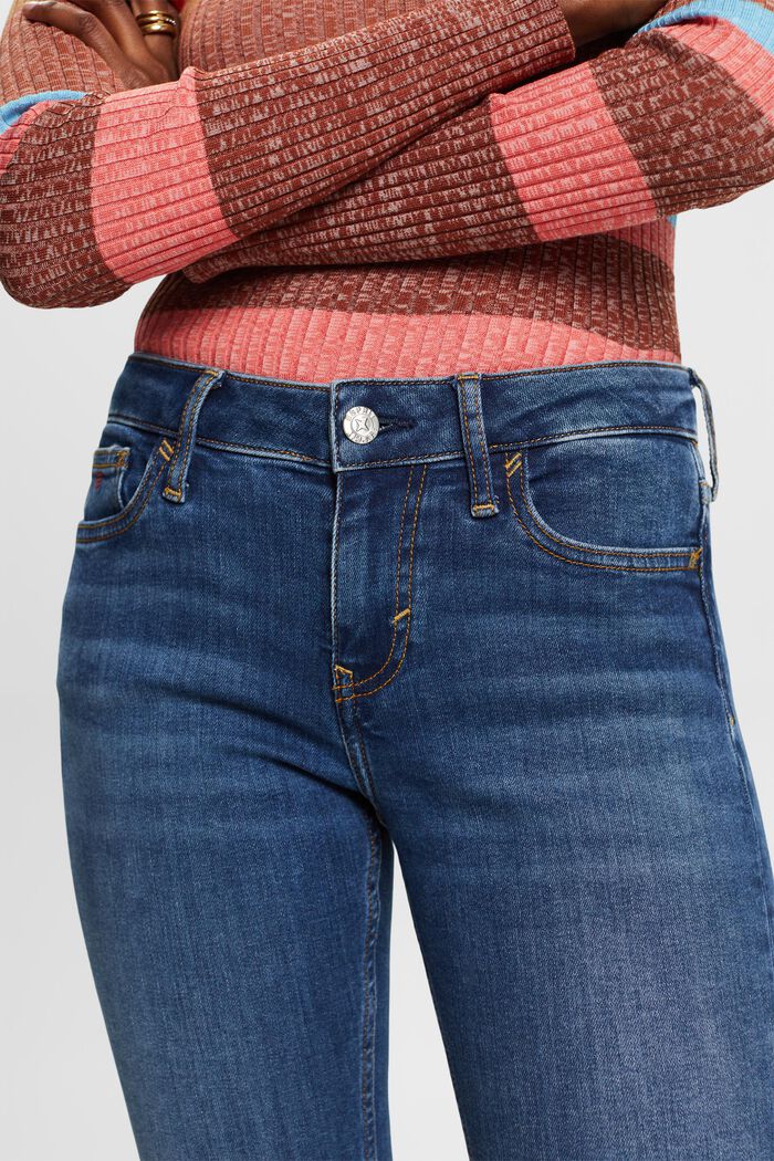 Premium mid-rise skinny jeans, BLUE MEDIUM WASHED, detail image number 2