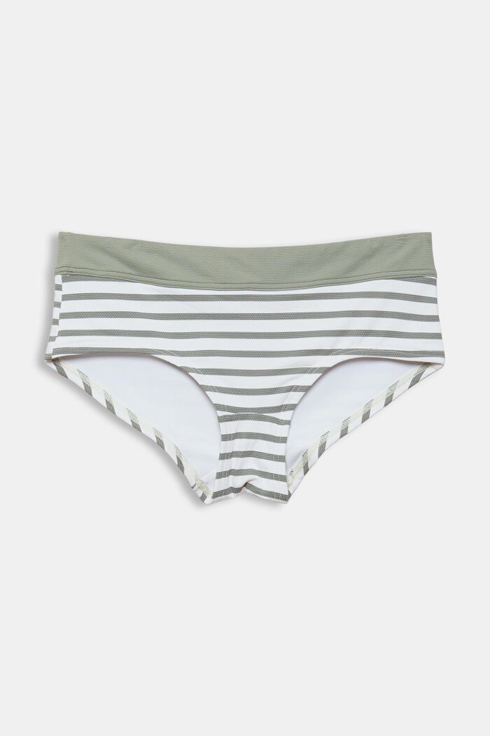 Recycled: Hipster shorts with stripes, LIGHT KHAKI, detail image number 1