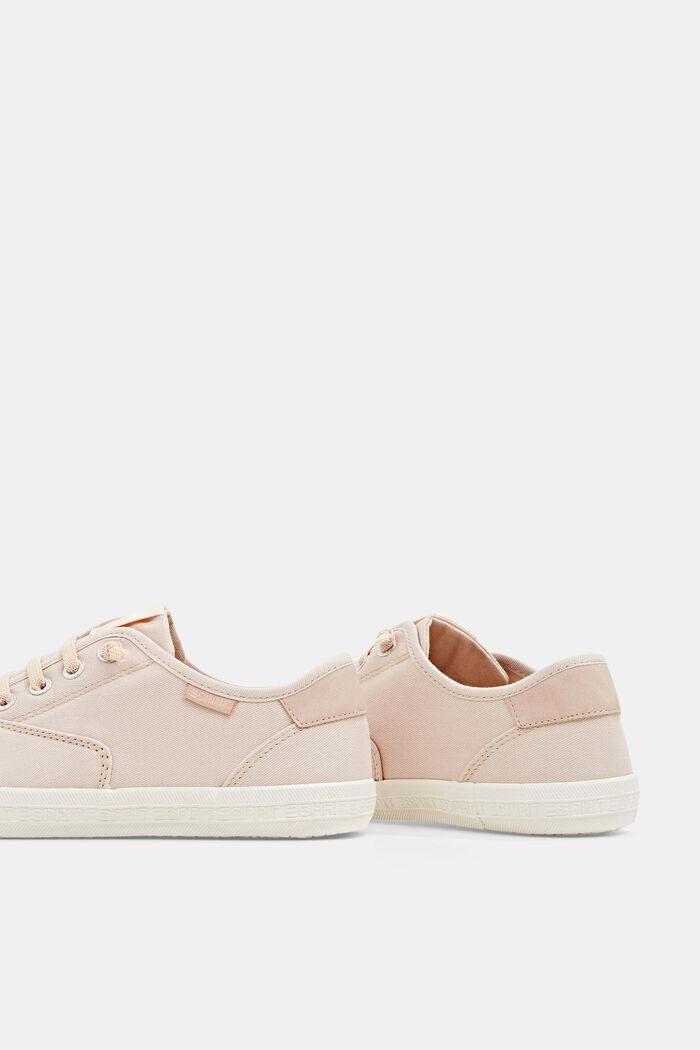 Trainers with stretchy laces, DUSTY NUDE, detail image number 4