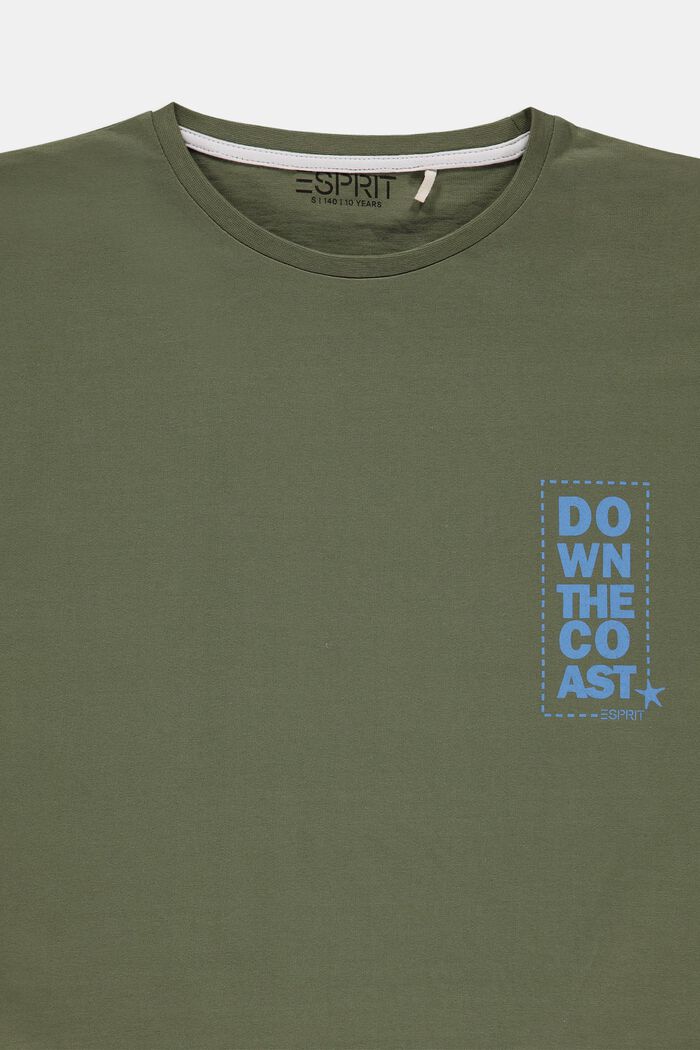 Statement print T-shirt, DARK KHAKI, detail image number 2